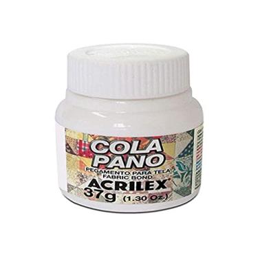Imagem de Cola Pano, Acrilex, Pote de 37 Gramas, Incolor