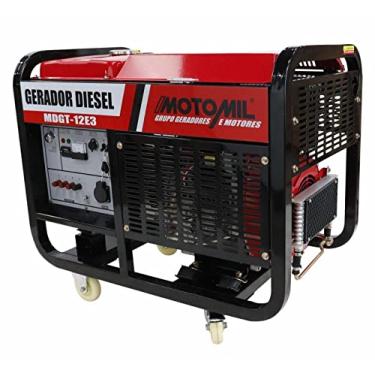 Imagem de Gerador Diesel 12kva Trif.380v Mono.220v Mdgt-12e3 Motomil