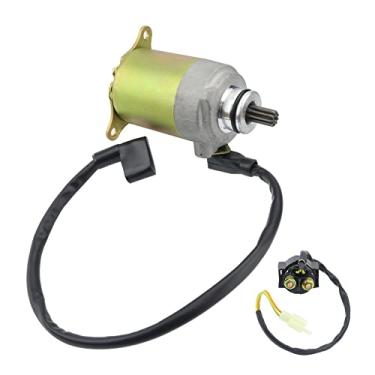 Imagem de shamofeng Starter & Relay para GY6 125cc 150cc Scooter Moped ATV Go Karts Quad 4 Wheelers, para Taotao Coolster Jonway BMS Roketa SSR Kymco Tank SUNL Baja Icebear Muitas marcas chinesas