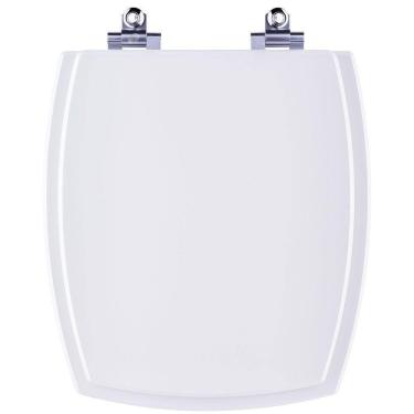 Imagem de Assento Sanitário Laqueado Soft Close Anturius Branco para vaso Luzarte