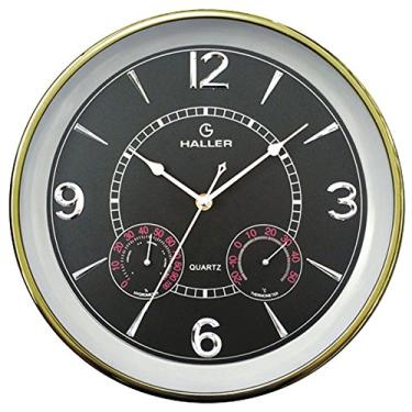 Imagem de Relógio De Parede Haller Studio TH33 com mecanismo silencioso (Preto)
