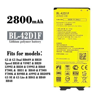 Imagem de Bateria para LG BL-42D1F  G5 SE  H850  H820  H830  H831  H840  H868  H860N  H845  H840  LS992