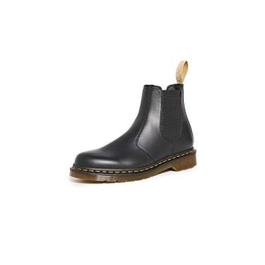 Imagem de Bota masculina Dr. Martens 2976 Cambridge Brush Chelsea Vegan, Black Felix Rub Off, 10