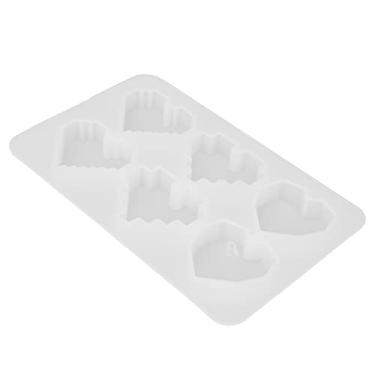 Imagem de Molde DIY, Molde de sabão 3D reutilizável 6 moldes Fácil limpeza fácil de desmoldar Silicone para sabão para vela