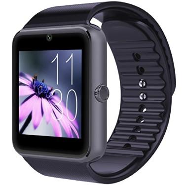 Imagem de Relógio inteligente KANBUN CNPGD para telefones Android Samsung compatível com iPhone Quad Band desbloqueado relógio celular para homens e mulheres tela sensível ao toque rastreador de fitness