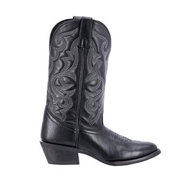 Imagem de Laredo Botas femininas Maddie bico redondo, salto baixo, 2,5 a 5 cm - Preta, Preto, 6.5 Wide