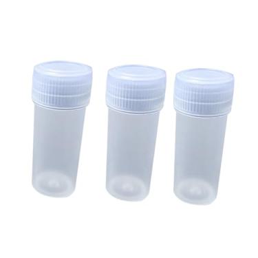 Imagem de 100pcs garrafas de armazenamento recipiente de pó vaso transparente recipientes duráveis ​​bolas de viagem recipiente líquido shampoo recipiente de viagem tampas de parafuso tubos cosméticos vazios co