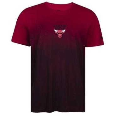 Imagem de Camiseta New Era NBA Chicago Bulls Vermelho Preto-Masculino