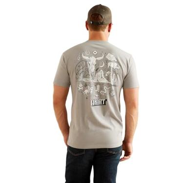 Imagem de ARIAT Camiseta masculina Sw Elements, Pedra mesclada, XXG