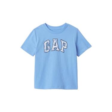 Imagem de GAP Baby Boys Short Sleeve Logo T-Shirt Union Blue 4 Years