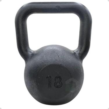 Imagem de Kettlebell De Ferro Fundido Pintado - 18 Kg - Box Ingá