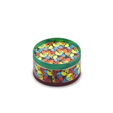 Imagem de Dichavador de Metal Medio - Caveira Hemp (Estampa Sortida)