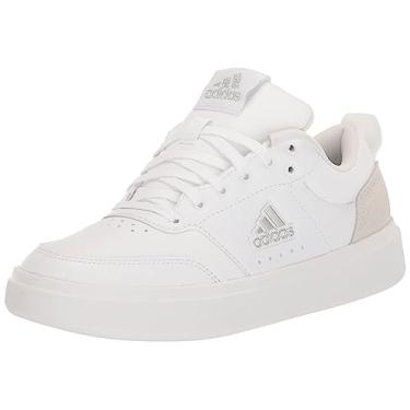 Imagem de adidas Tênis feminino Park St, Branco/Prata Metálico, 7