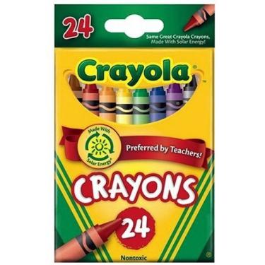 Imagem de Crayola Giz de cera 61 cm em uma caixa (pacote com 6) 144 giz de cera no total
