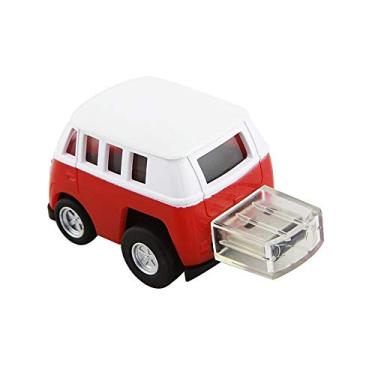 Imagem de 64 GB Bus Modelo 3.0 USB Flash Drive Pen Drive Armazenamento de Dados Pen Drive Pen Drive Memory Stick USB Drive USB 3.0 Flash Drive - Vermelho