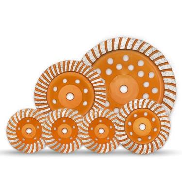 Imagem de 1pc M14 Rosca Dia100/115/125/180mm Diamante Turbo Row Moagem Copo Roda Polimento Mármore Concreto Granito Disco Moedor,1pc 180 mm,1