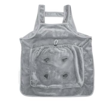 Imagem de Avental Para Gatos Pet Pequeno Porte Tecido Macio Premium Ergonomia Conforto E Segurança + Escova Remove Pêlos Para Cão E Gato Auto Limpante Inox Qualidade Premium