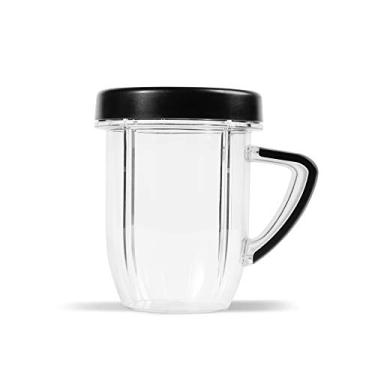 Imagem de NutriBullet Rx Caneca curta de 850 g com anel labial, preta
