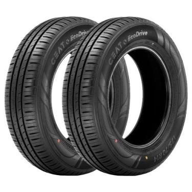 Imagem de Jogo 2 Pneus Ceat Aro 13 EcoDrive 165/70R13 83T XL, 5 anos Contra Defe