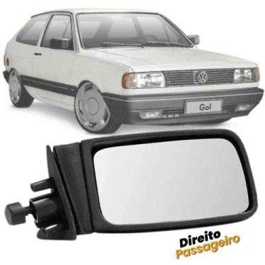 Imagem de Retrovisor Lateral Direito (passageiro) Volkswagen Gol Quadrado Saveir
