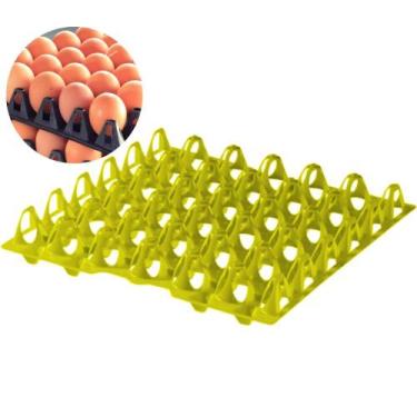 Imagem de Bandeja Aberta Para Ovos Tipo 3 4 E 5 De Plástico Cartela Higiênica Pi