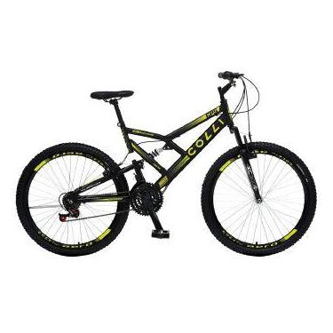Imagem de Bicicleta Colli GPS DP. SUSP. A.26 21M MASC - 148-73D  Preto e Amarelo