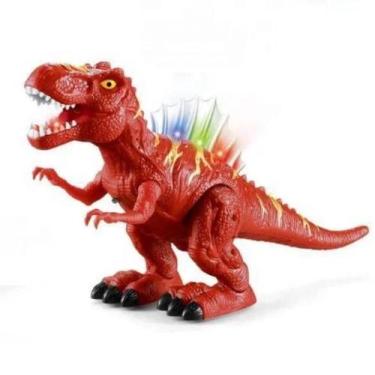 Imagem de Brinquedo dinossauro tiranossauro rex com luz e som - Tesla Store
