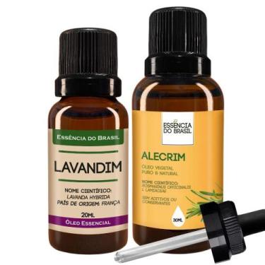 Imagem de Kit Óleo Essencial Lavandim 20Ml + Óleo Vegetal Alecrim 30Ml - Essênci