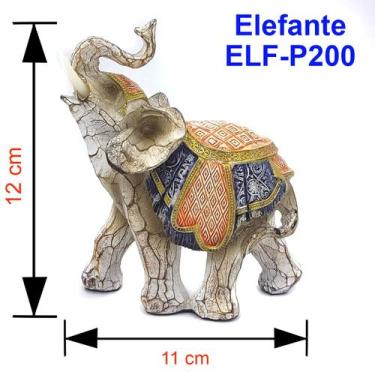 Imagem de Elefante Decorativo Em Resina Indiano Sabedoria Sorte - Luthi Comércio