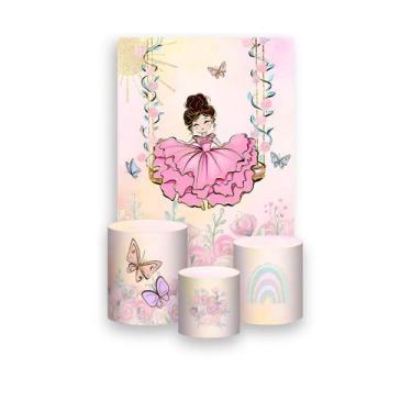 Imagem de Painel De Festa Vertical 1,50 x 2,20 + Trio De Capas Cilindro - Prince
