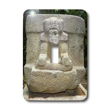 Imagem de 3dRose Lsp_46119_1 Silhueta de Altar Quadrangular, Olmec Archaeological Museum, Parque La Venta, Tabasco State, México Interruptor