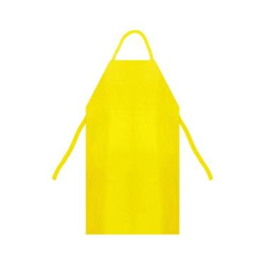 Imagem de Kit 5PC Avental Pvc Forrado Amarelo 1.20x0.70 Ca 21075 - Plastcor