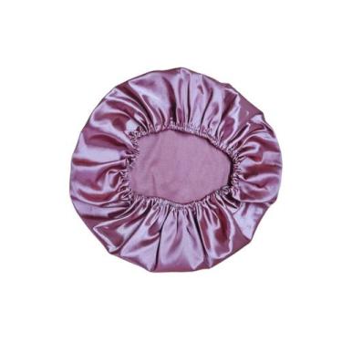 Imagem de Touca Cetim Seda Luxo Antifrizz Tamanho Único - Magic Enxovais, Marrom