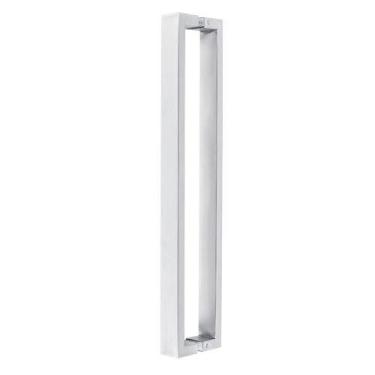 Imagem de Puxador Porta de Madeira ou Vidro 5cm x 2cm Inox 304 - Escovado - Loja