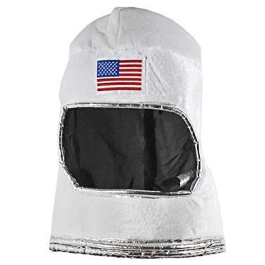 Imagem de NOVELTY GIANT WWW.NOVELTYGIANT.COM Adult Plush Mars Astronaut Spaceman Helmet White