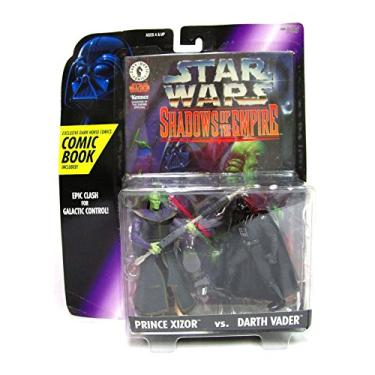 Imagem de Star Wars, Shadows of the Empire, Prince Xizor and Darth Vader Action Figures, 3.75 Inches