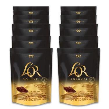 Imagem de Café Gourmet Solúvel Lor Classique Kit 10 Sachês 40G - L'Or