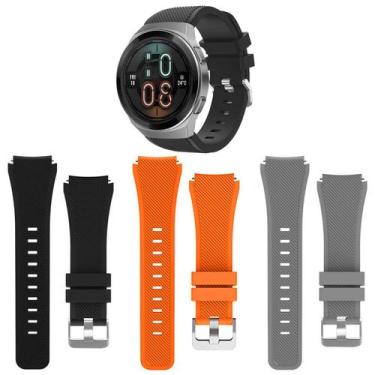 Imagem de Kit 3 Pulseiras 22mm para Huawei GT2e - Estilo no Pulso, Preta - Laran