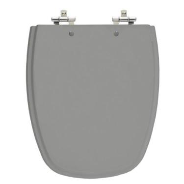Imagem de Assento Laqueado Monte Carlo Cinza Escuro Tampa Vaso Deca - Lojarocca