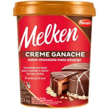 Imagem de CREME RECHEIO GANACHE HARALD MELKEN 1kg MEIO AMARGO