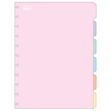 Imagem de Divisoria Cad Inteligente Univ Academie Pastel C/6 Tilibra