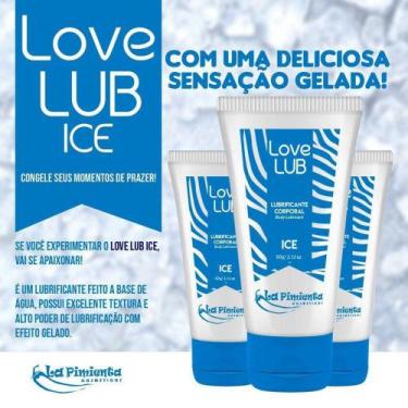 Imagem de Gel lubrificante love lub ice  60gr - la pimienta - La Pimenta