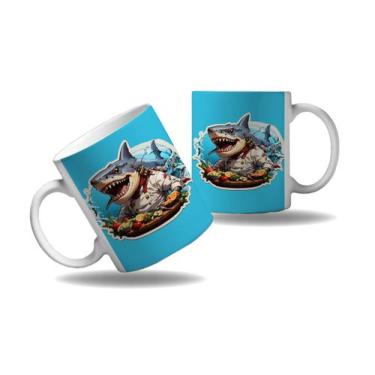 Imagem de Caneca Presente Tubarão Cozinheiro Chefe Cozinha Profissão - Enjoy Sho