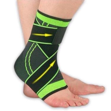 Imagem de Tornozeleira de Comprensão Masculina preta - jingba, Verde