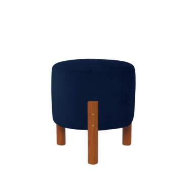 Imagem de Puff Zeus Suede Sala De Estar Apoio Para os Pés Canto Quarto Decoração