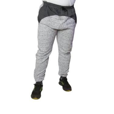 Imagem de Calça Moletom Cinza com detalhe em Grafite - New Look Store, GG