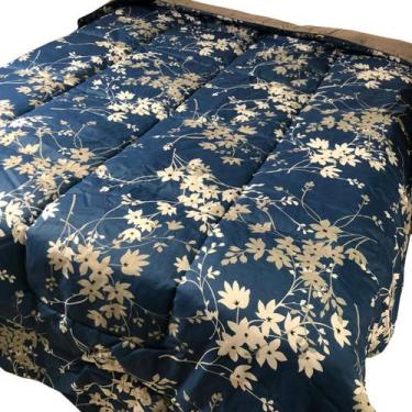 Imagem de Edredom Casal Algodão Box Dupla Face Com Roupa de Cama Lençol Completo