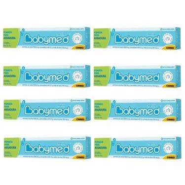 Imagem de Kit 8 Babymed Pomada Para Assadura Menino 45g - Cimed