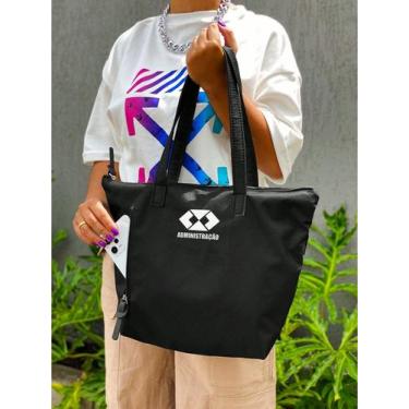 Imagem de Bolsa Shopper Nylon ADMINISTRAÇÃO de Ombro Clean Esportiva Academia Ba