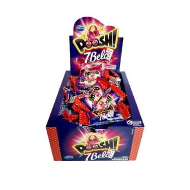 Imagem de Chiclete Poosh 7 Belo - Arcor - Caixa c/40 und